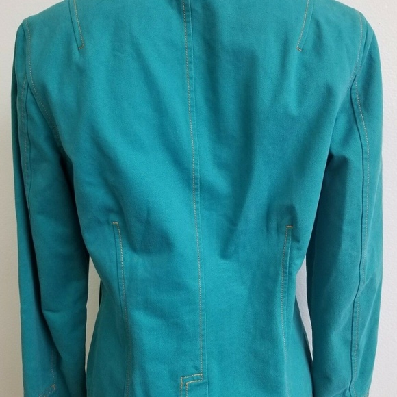 Like New! GAP Turquoise Blazer - Picture 3 of 6